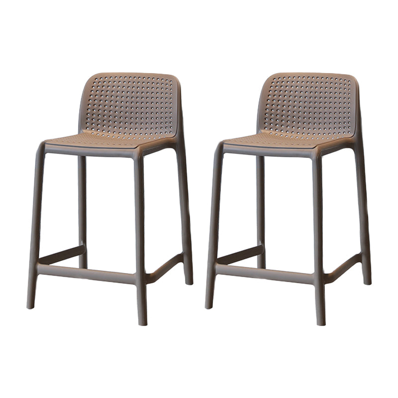 Moderno sgabello da bar in plastica da bar di plastica con sedile in plastica