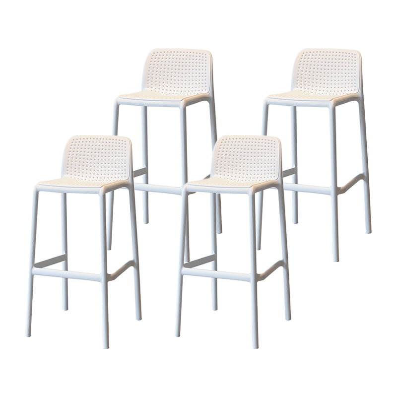Moderno sgabello da bar in plastica da bar di plastica con sedile in plastica