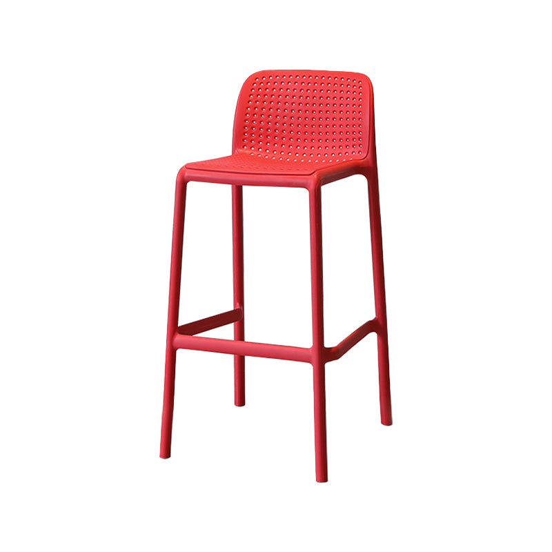 Moderno sgabello da bar in plastica da bar di plastica con sedile in plastica