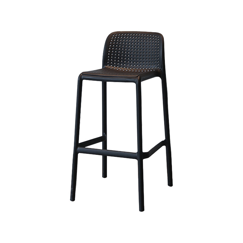 Moderno sgabello da bar in plastica da bar di plastica con sedile in plastica