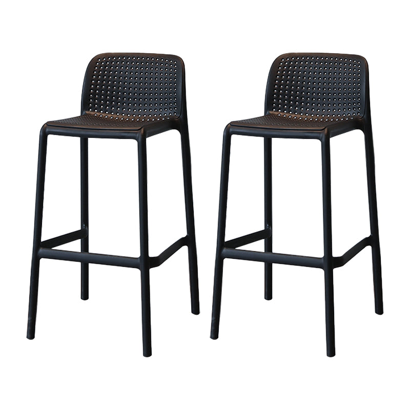 Moderno sgabello da bar in plastica da bar di plastica con sedile in plastica