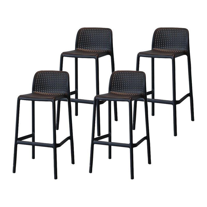 Moderno sgabello da bar in plastica da bar di plastica con sedile in plastica
