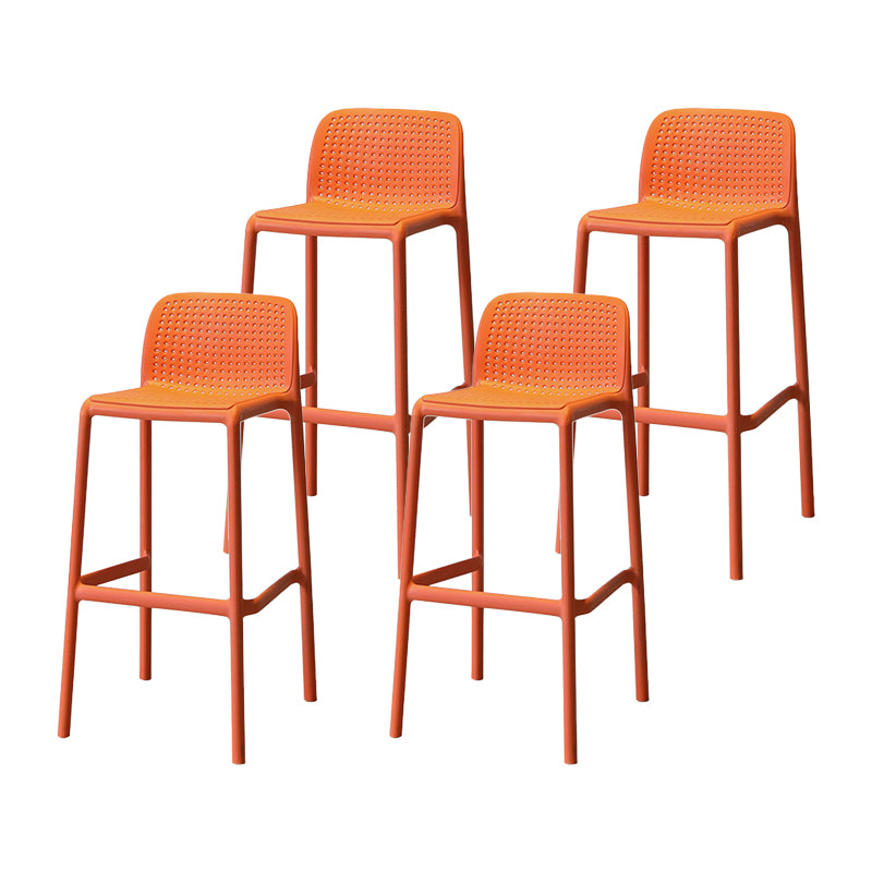 Moderno sgabello da bar in plastica da bar di plastica con sedile in plastica