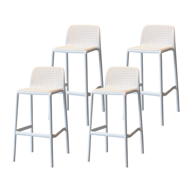 Moderno sgabello da bar in plastica da bar di plastica con sedile in plastica