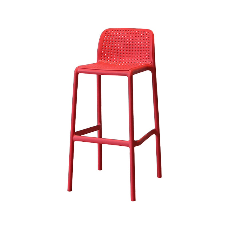 Moderno sgabello da bar in plastica da bar di plastica con sedile in plastica