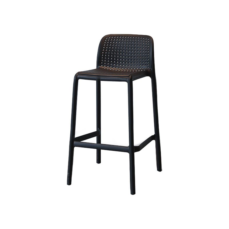 Moderno sgabello da bar in plastica da bar di plastica con sedile in plastica