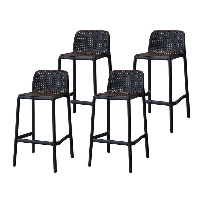 Moderno sgabello da bar in plastica da bar di plastica con sedile in plastica