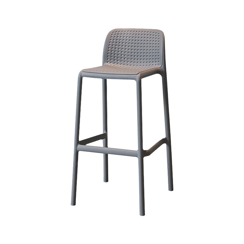 Moderno sgabello da bar in plastica da bar di plastica con sedile in plastica