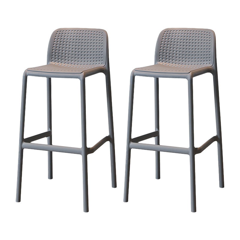 Moderno sgabello da bar in plastica da bar di plastica con sedile in plastica