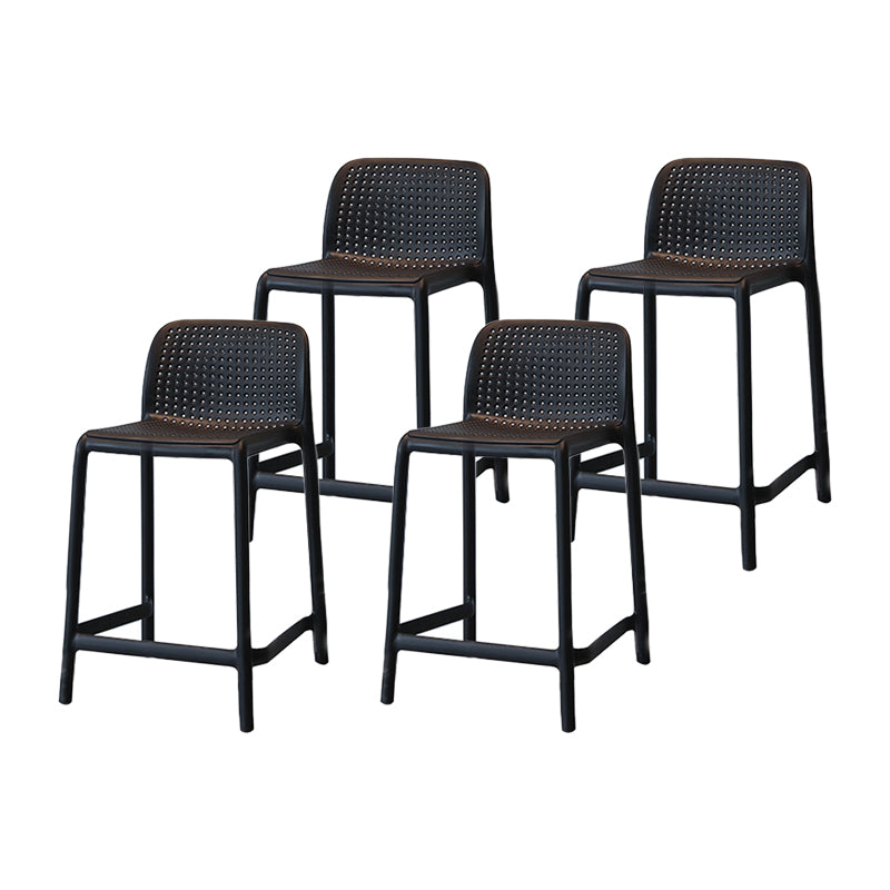 Moderno sgabello da bar in plastica da bar di plastica con sedile in plastica
