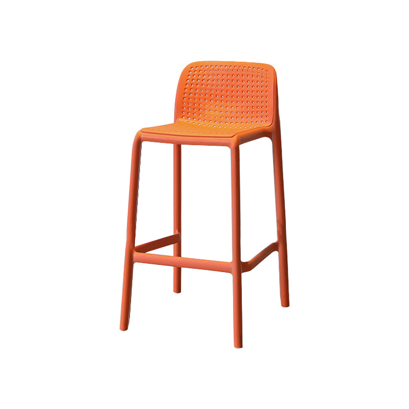 Moderno sgabello da bar in plastica da bar di plastica con sedile in plastica