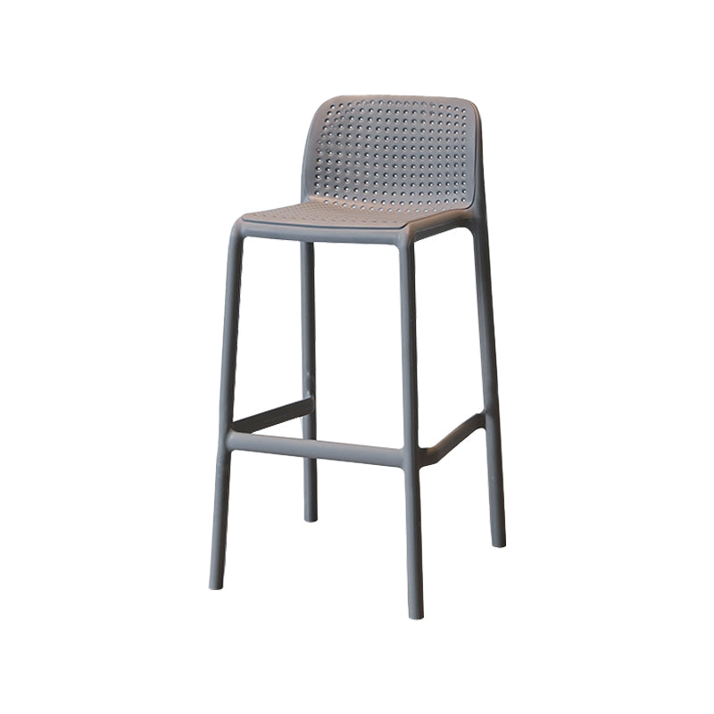Moderno sgabello da bar in plastica da bar di plastica con sedile in plastica