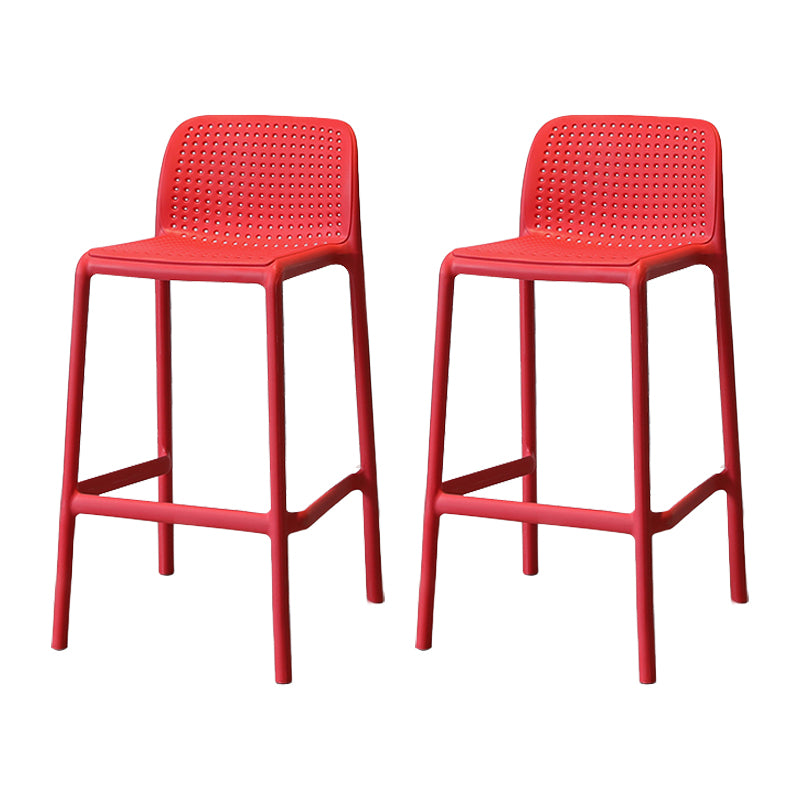 Moderno sgabello da bar in plastica da bar di plastica con sedile in plastica