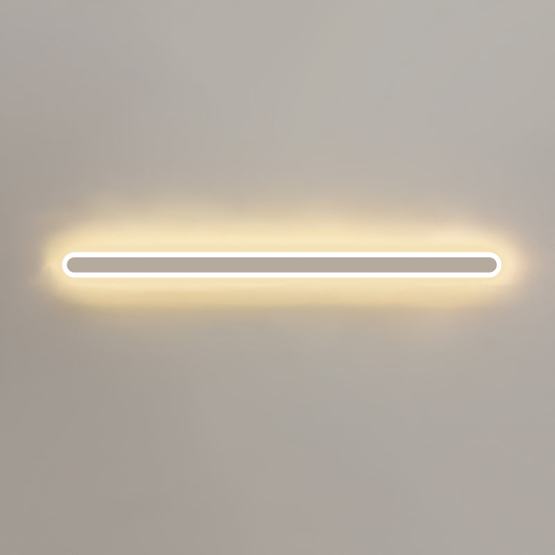 1 Light Metal Wall Light Modern Simple Style Linear Shape Wall Mounted Light Fixture