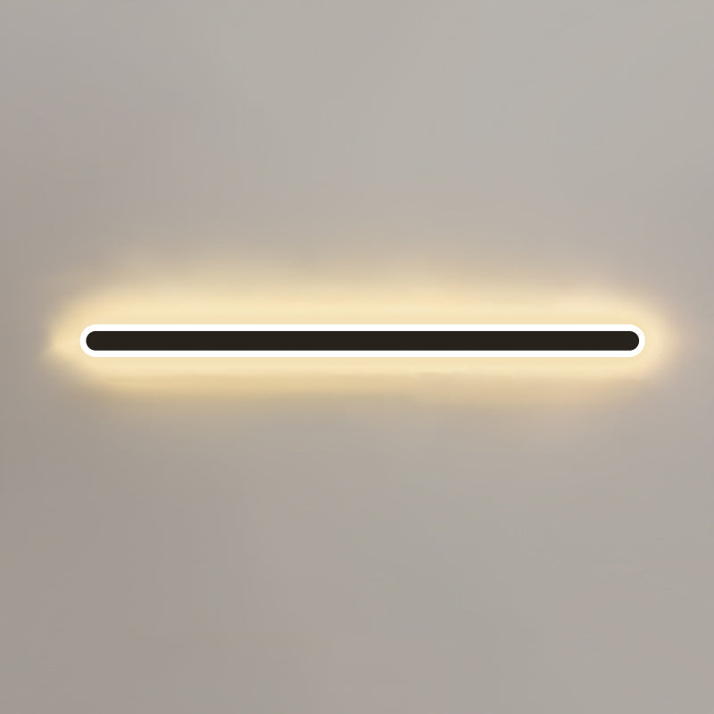 1 Light Metal Wall Light Modern Simple Style Linear Shape Wall Mounted Light Fixture