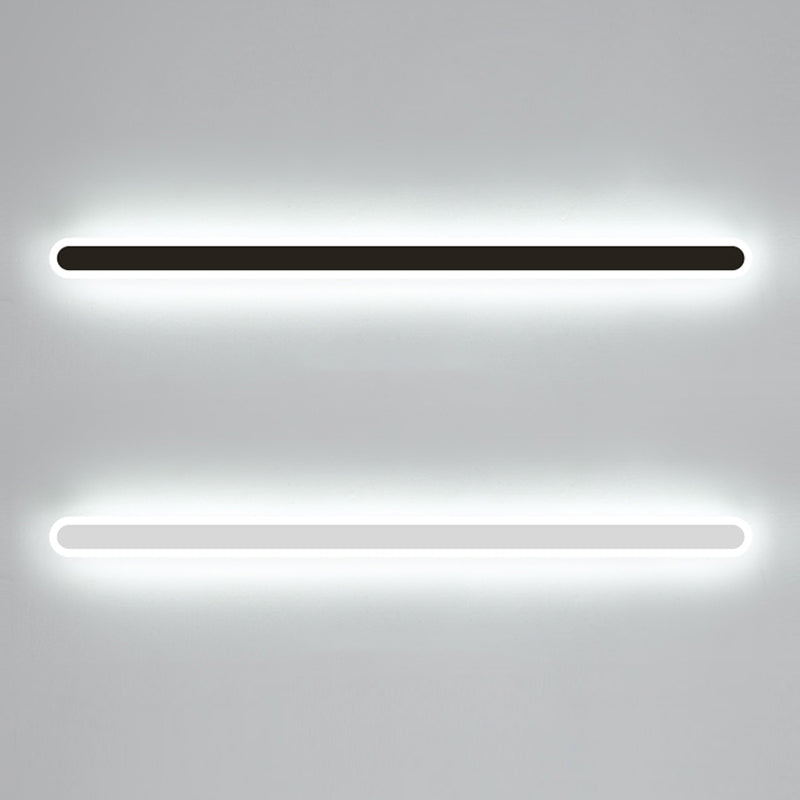 1 Light Metal Wall Light Modern Simple Style Linear Shape Wall Mounted Light Fixture