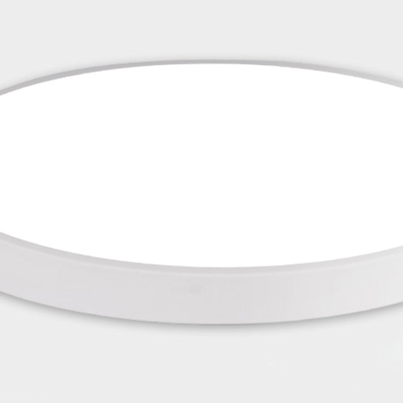 Round Shape LED Ceiling Lamp Modern Iron 1 Light Flush Mount for Balcony Aisle