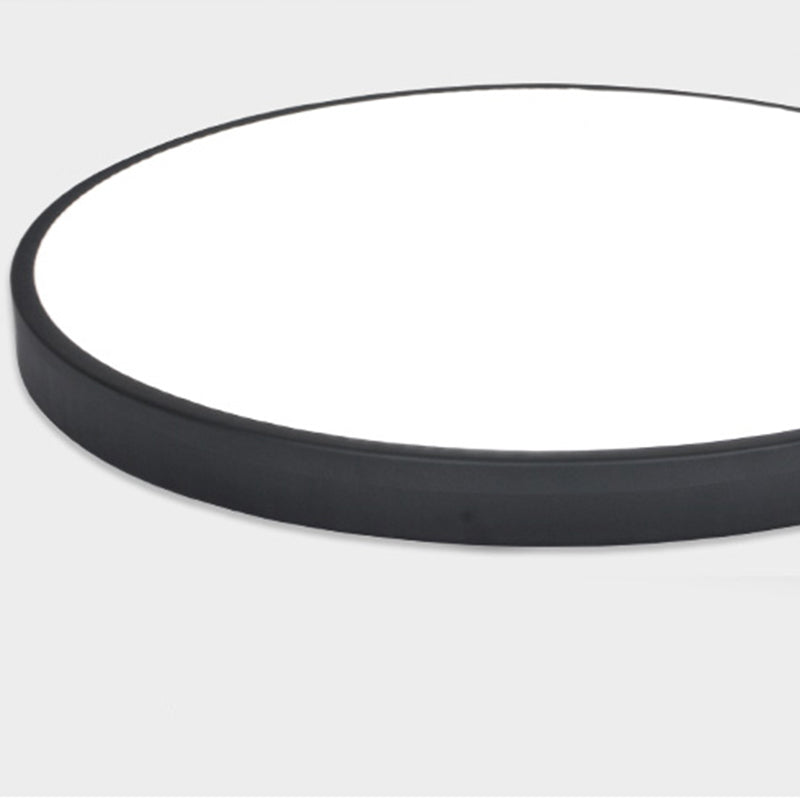 Round Shape LED Ceiling Lamp Modern Iron 1 Light Flush Mount for Balcony Aisle