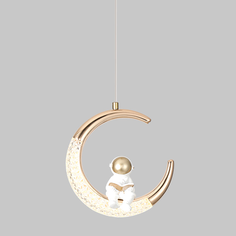 Éclairage moderne à pendentif pendentif en acrylique 1-LIGHT pour la chambre des enfants