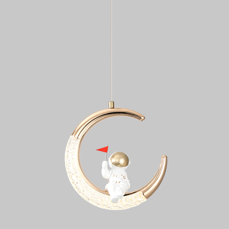 Éclairage moderne à pendentif pendentif en acrylique 1-LIGHT pour la chambre des enfants