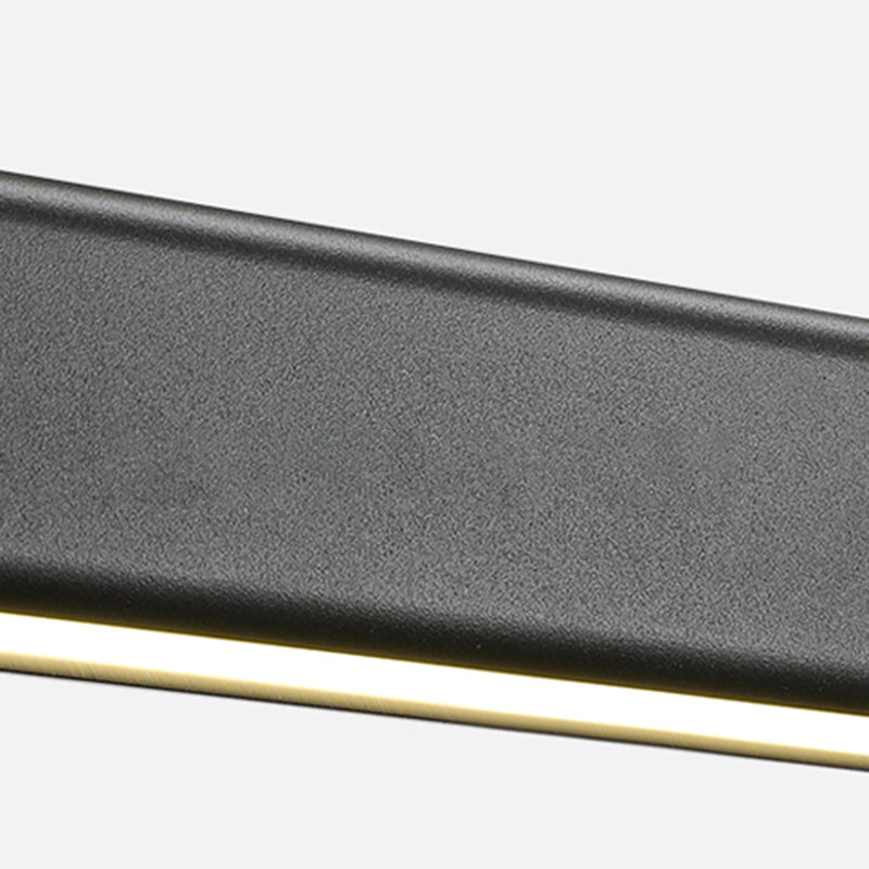 1 Light Linear Island Light Fixture Modernism Metal Island Pendant Lights