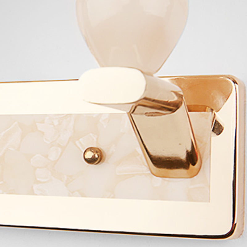 Multi -Leuchten Glaswand Licht moderner Stil Geometrische Formwandmontage in Weiß