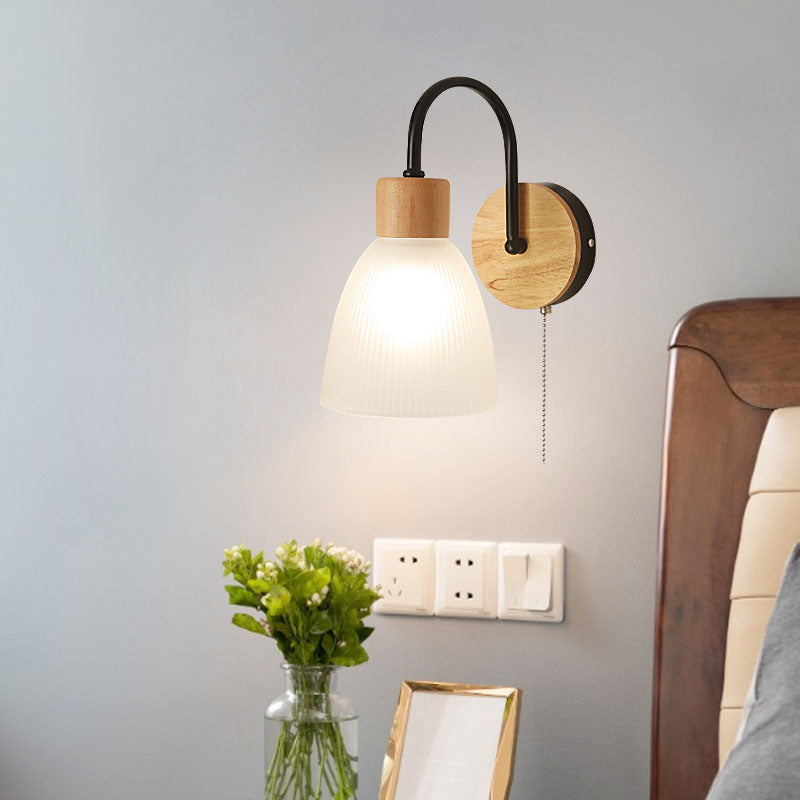 Modern Style Geometric Wall Lamp Light Glass 1 Light Wall Mounted Lighting