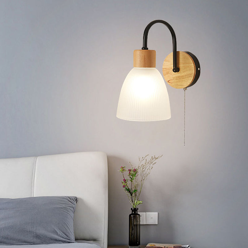 Modern Style Geometric Wall Lamp Light Glass 1 Light Wall Mounted Lighting