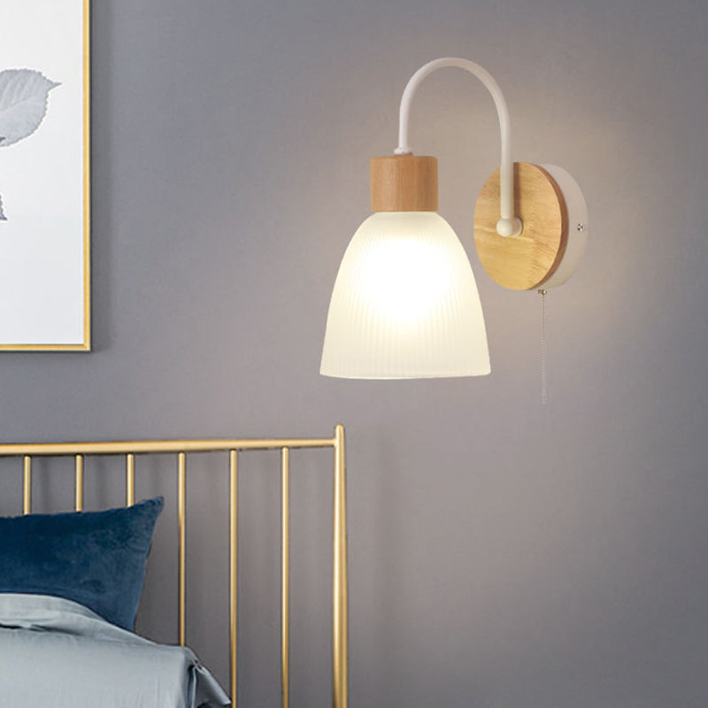 Modern Style Geometric Wall Lamp Light Glass 1 Light Wall Mounted Lighting