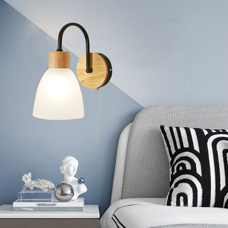 Modern Style Geometric Wall Lamp Light Glass 1 Light Wall Mounted Lighting