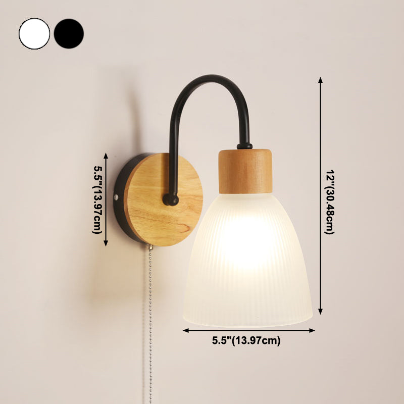 Modern Style Geometric Wall Lamp Light Glass 1 Light Wall Mounted Lighting