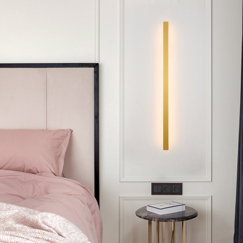 1 Light Metal Wall Light Modern Style Linear Shape Wall Sconce