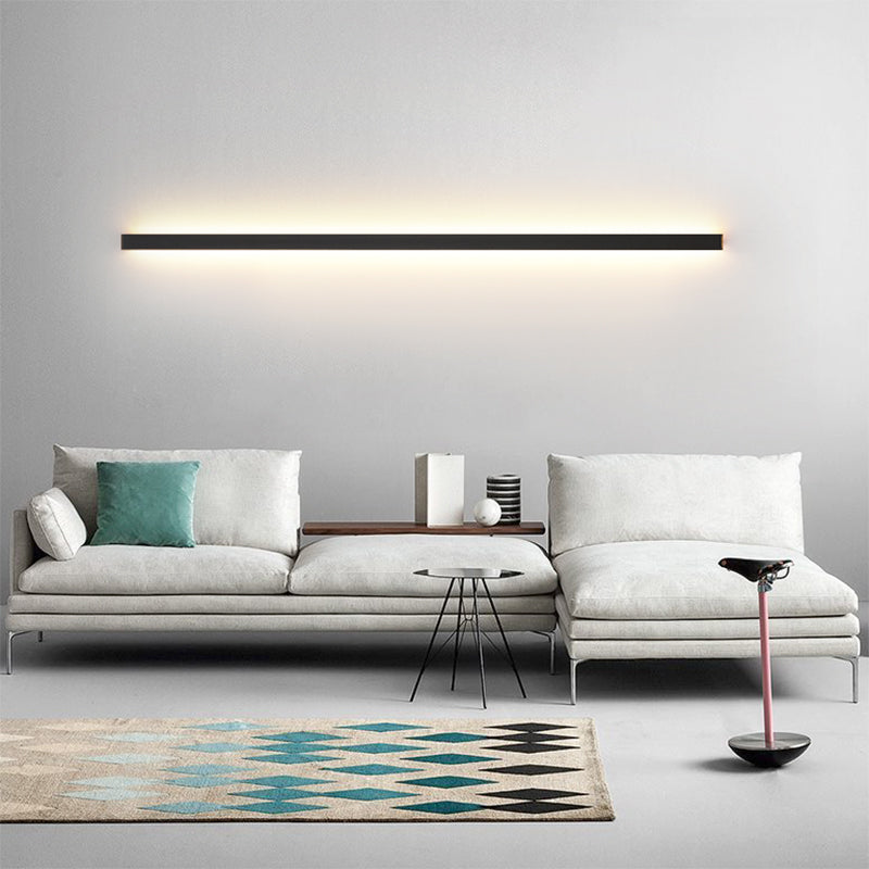 1 Light Metal Wall Light Modern Style Linear Shape Wall Sconce