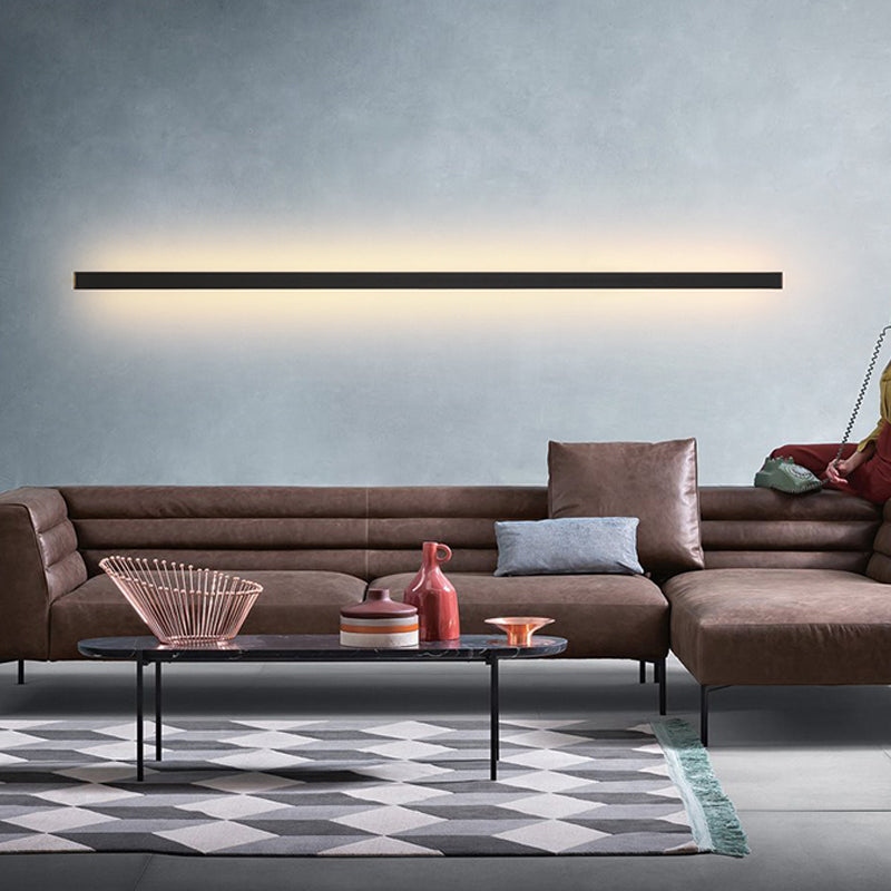 1 Light Metal Wall Light Modern Style Linear Shape Wall Sconce