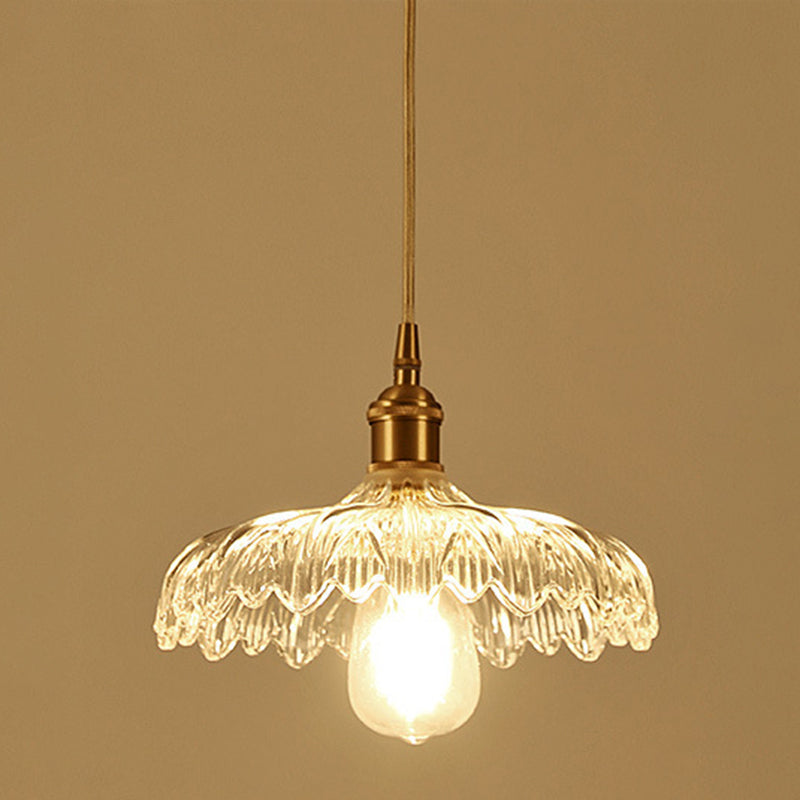 Luce a soffitto a sospensione industriale Luce a sospensione a 1 luce per camera da letto