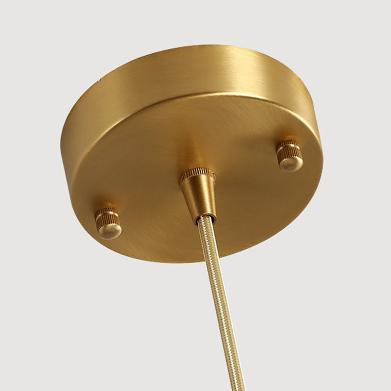 Industrieel hangende plafondlichtglas 1-licht hanglampje voor slaapkamer