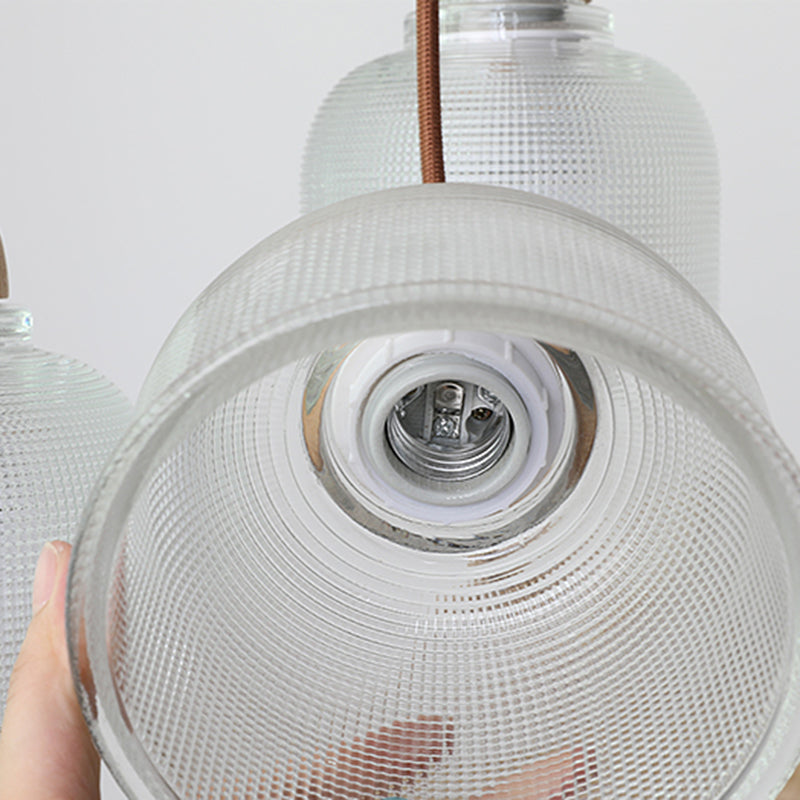 Pendre nordique moderne en bois suspendu plafond plafond pour salle à manger