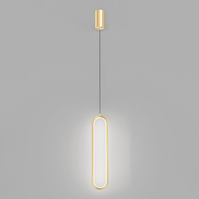 1-Light Wrought Iron Lighting Fixture Minimalism Pendant Light Kit for Bedroom