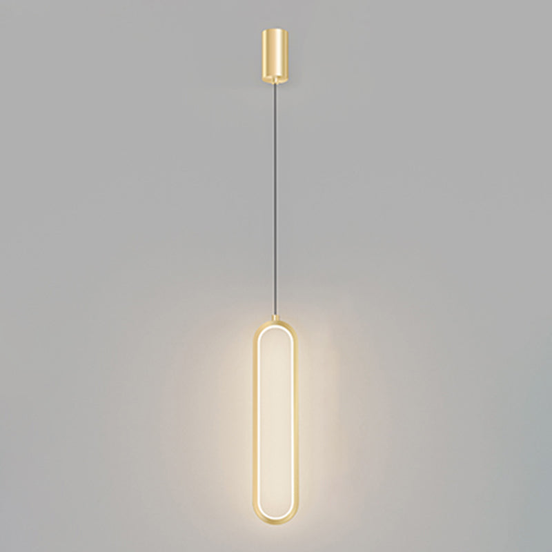 1-Light Wrought Iron Lighting Fixture Minimalism Pendant Light Kit for Bedroom