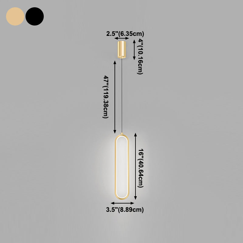 1-Light Wrought Iron Lighting Fixture Minimalism Pendant Light Kit for Bedroom