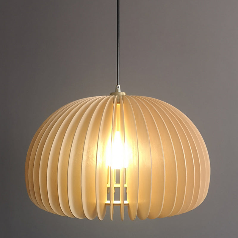 Bois Nordique Pendre moderne Light 1-Light Plafond Plafond pour salle à manger