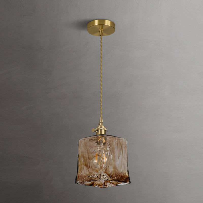 Kit de lampe suspendue en cuivre moderne