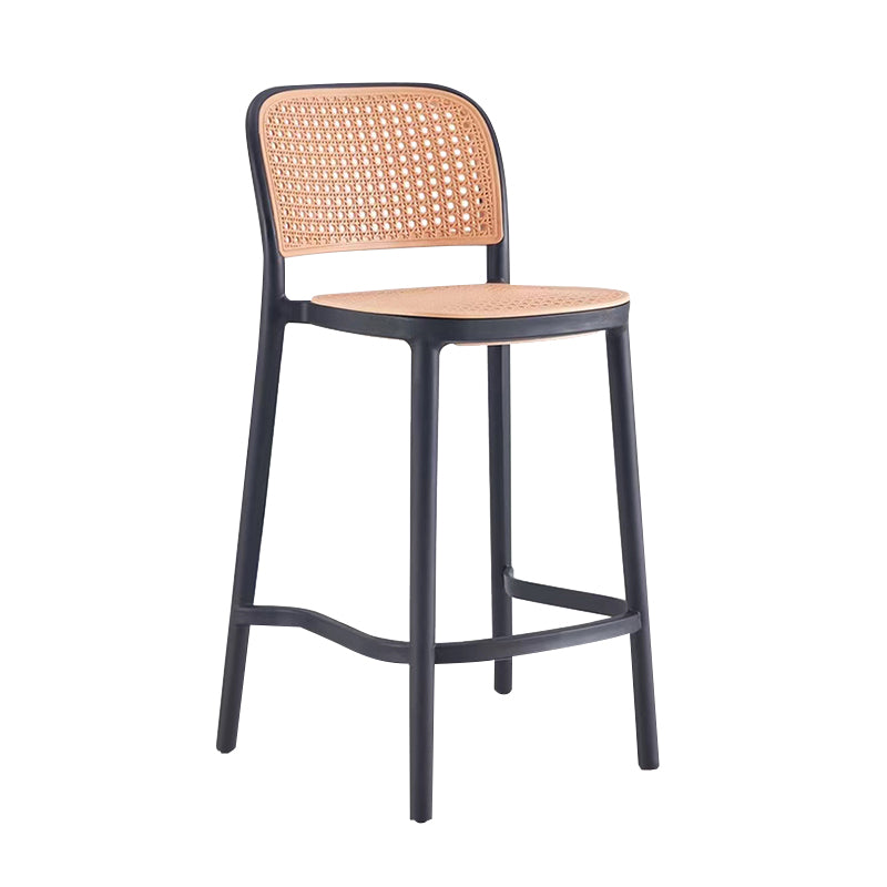 Barre de dossier et tabouret de comptoir