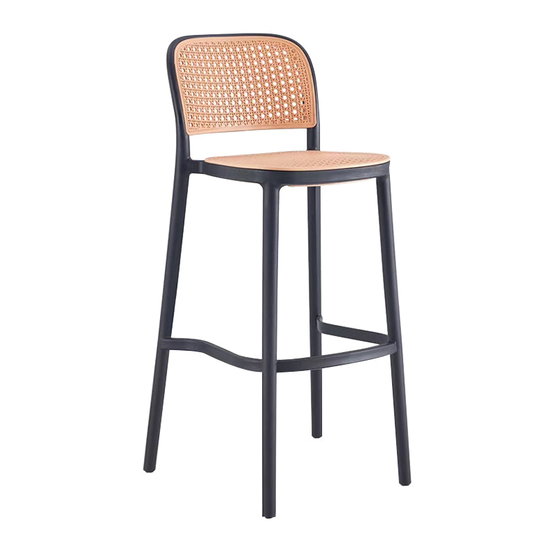 Barre de dossier et tabouret de comptoir