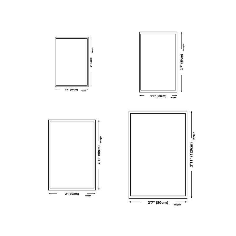 Dark Green Gorgeous Rug Polyester Graphic Rug Stain Resistant Rug for Home Decor