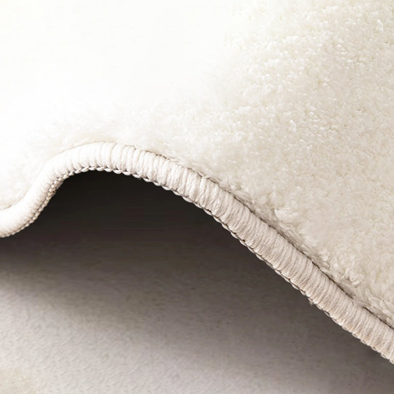 Pink Modern Rug Polyester Color Piece Area Rug Washable Rug for Drawing Room