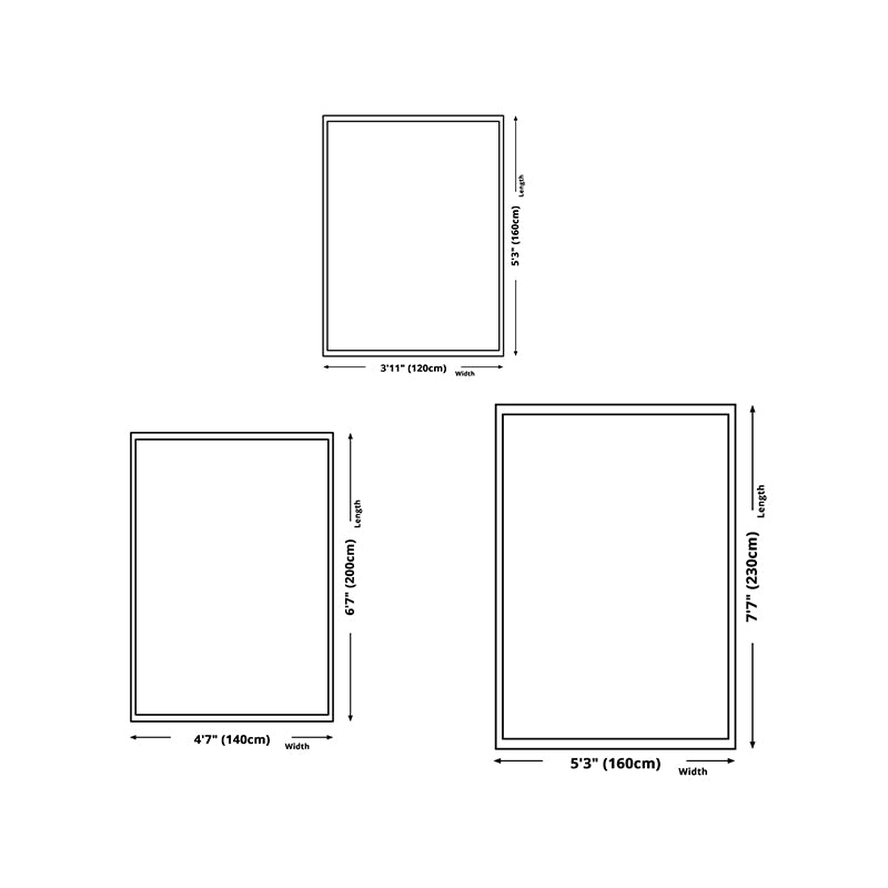 Vintage woonkamer Tapijten Polyester Area Tapijt Anti-slip Easy Care Tapijt voor woonkamer