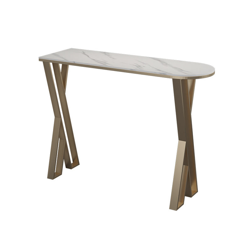 Tavolo da bar per pub interno in pietra glam tavolo da pranzo in ghiottino con doppio piedistallo