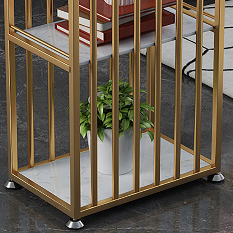 Mesa de barra de pub de mármol con rectángulo glammamam