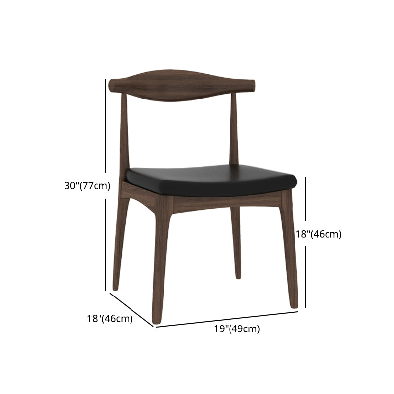 1/5/7 Pcs Ash Wood Modern Dining Set with Rectangle Table and Wooden Chairs Dinette Set